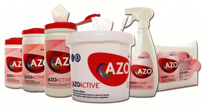 AZOACTIVE™硬質表面消毒濕巾和噴霧
